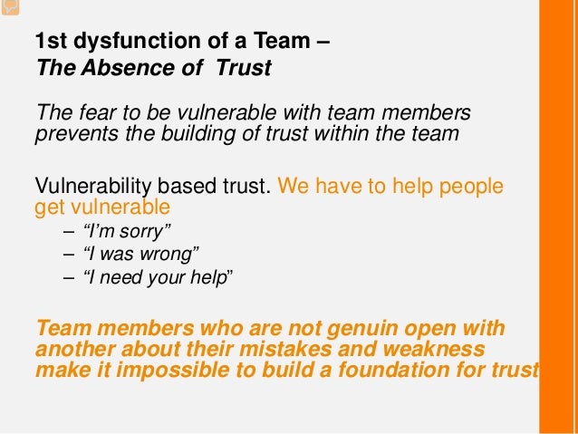 The Five Dysfunctions Of A Team 5 The Five Dysfunctions Of A Team 5