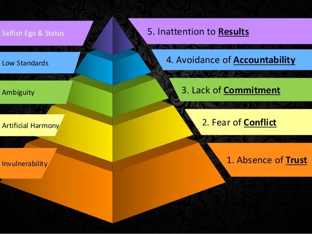 the 5 dysfunctions of a team cliff notes