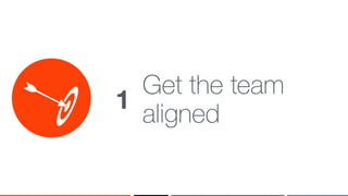 ‹#›
Get the team
aligned
Step One
1
 