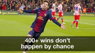‹#›
400+ wins don’t
happen by chance
Credit: Natursport / shutterstock.com
 