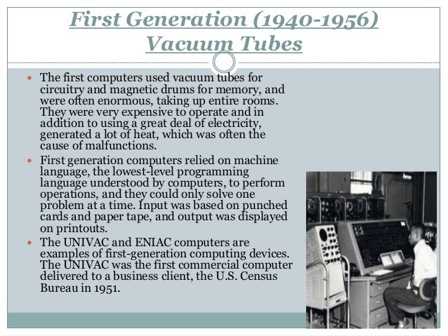 The Five Generations Of Computers