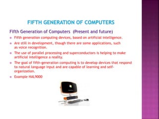 The five generations of computers | PPT