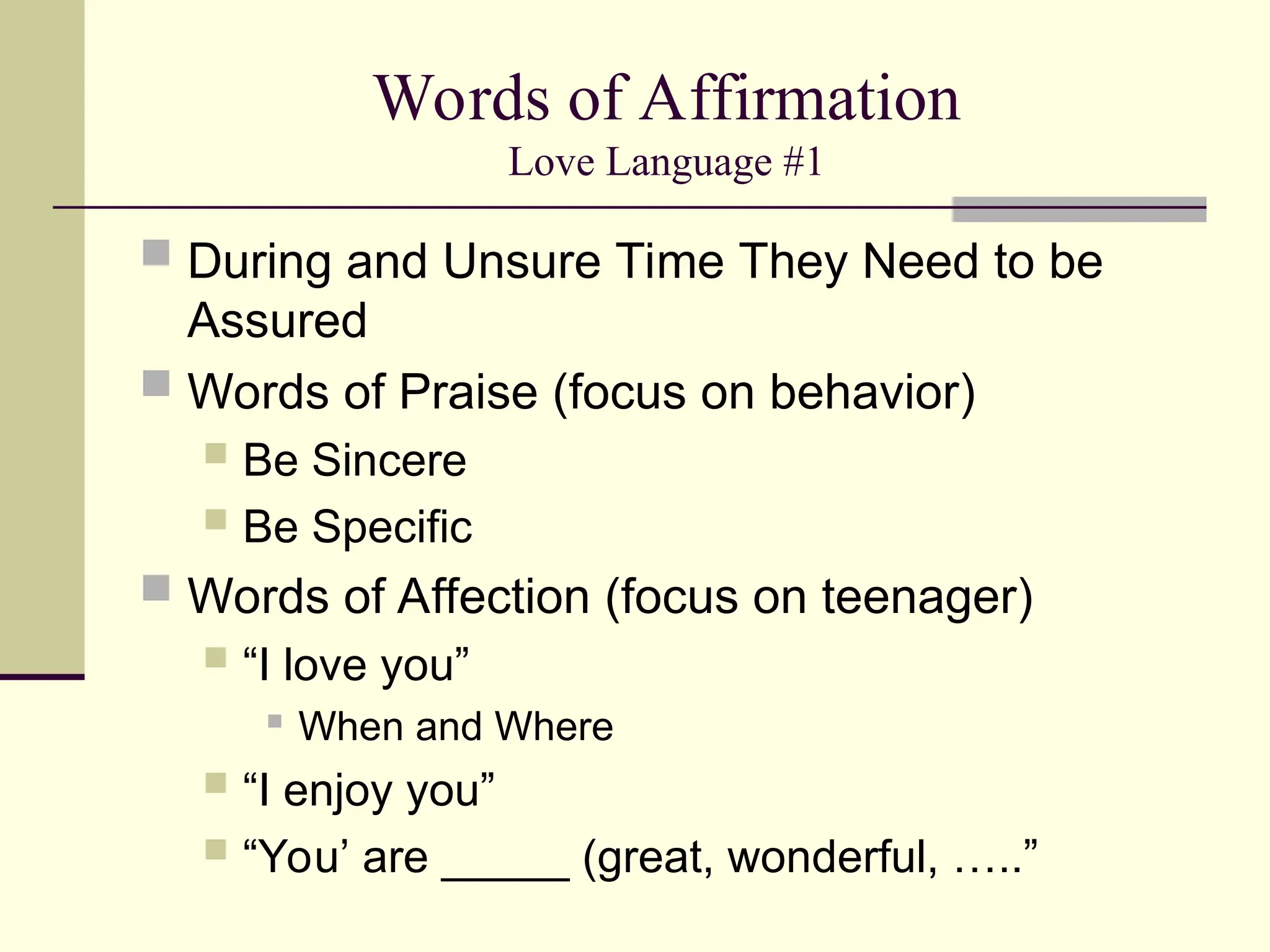The Five Love Languages for Teenagers.ppt