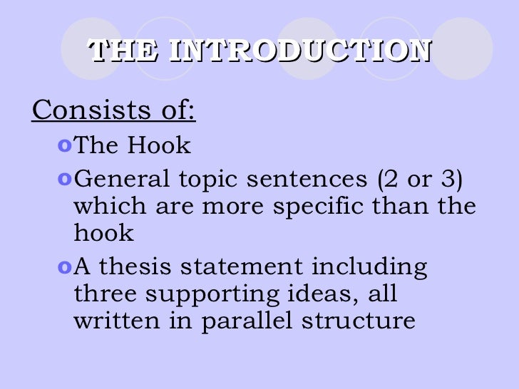5 paragraph essay structure
