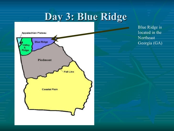 the five regions of georgia