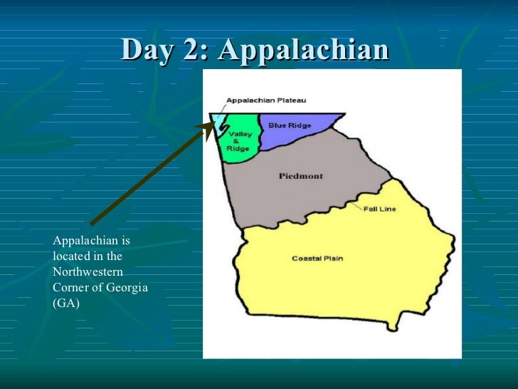 the five regions of georgia