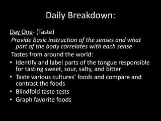 The Five Senses Lesson Plan | PPTX