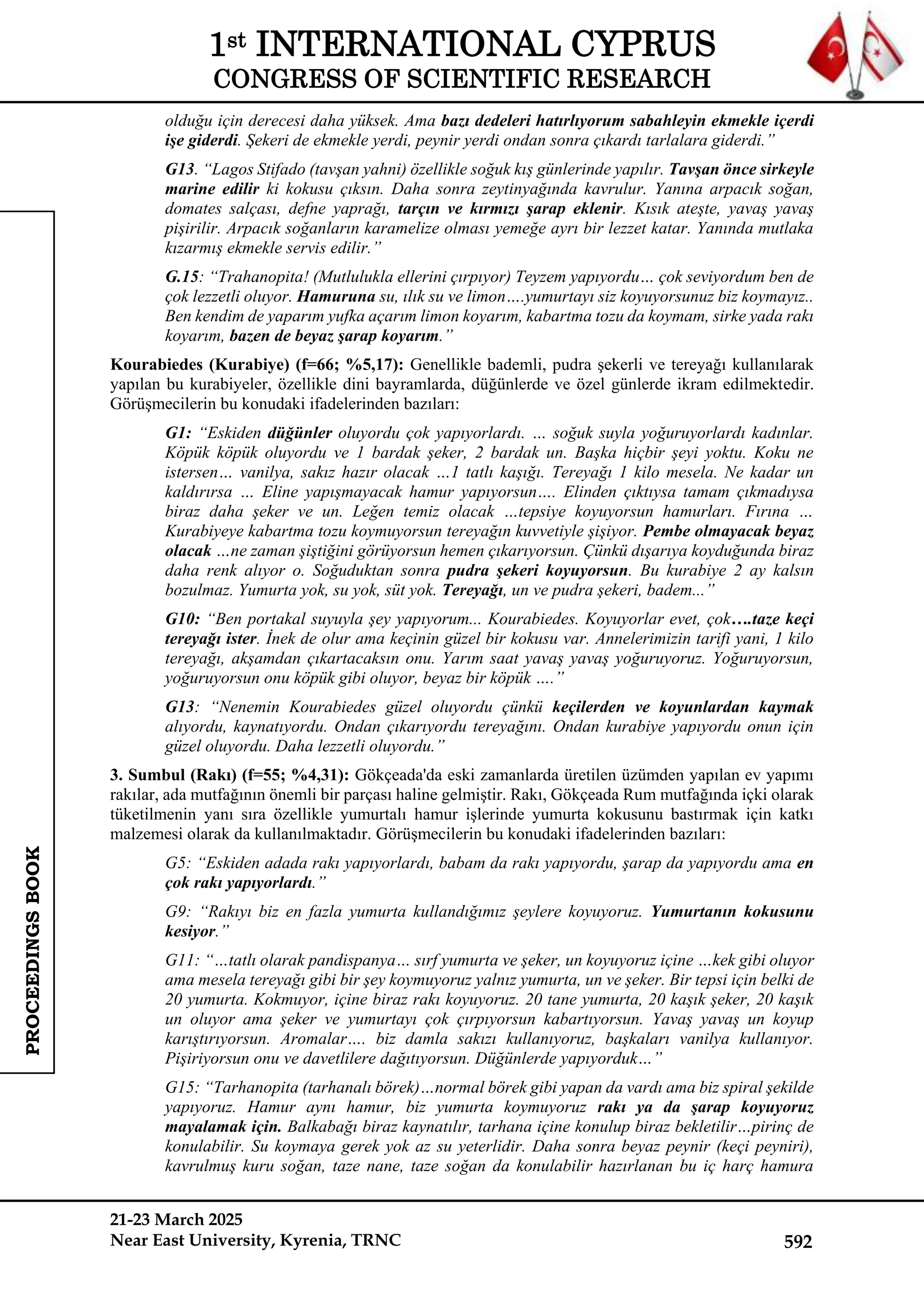 THE FLAVOR OF CULTURAL HERITAGE AND GASTRONOMY TOURISM- GOKCEADA GREEK ...