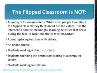 The flipped classroom | PPTX