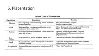5. Placentation
 