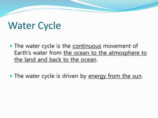 The Flow of Fresh Water