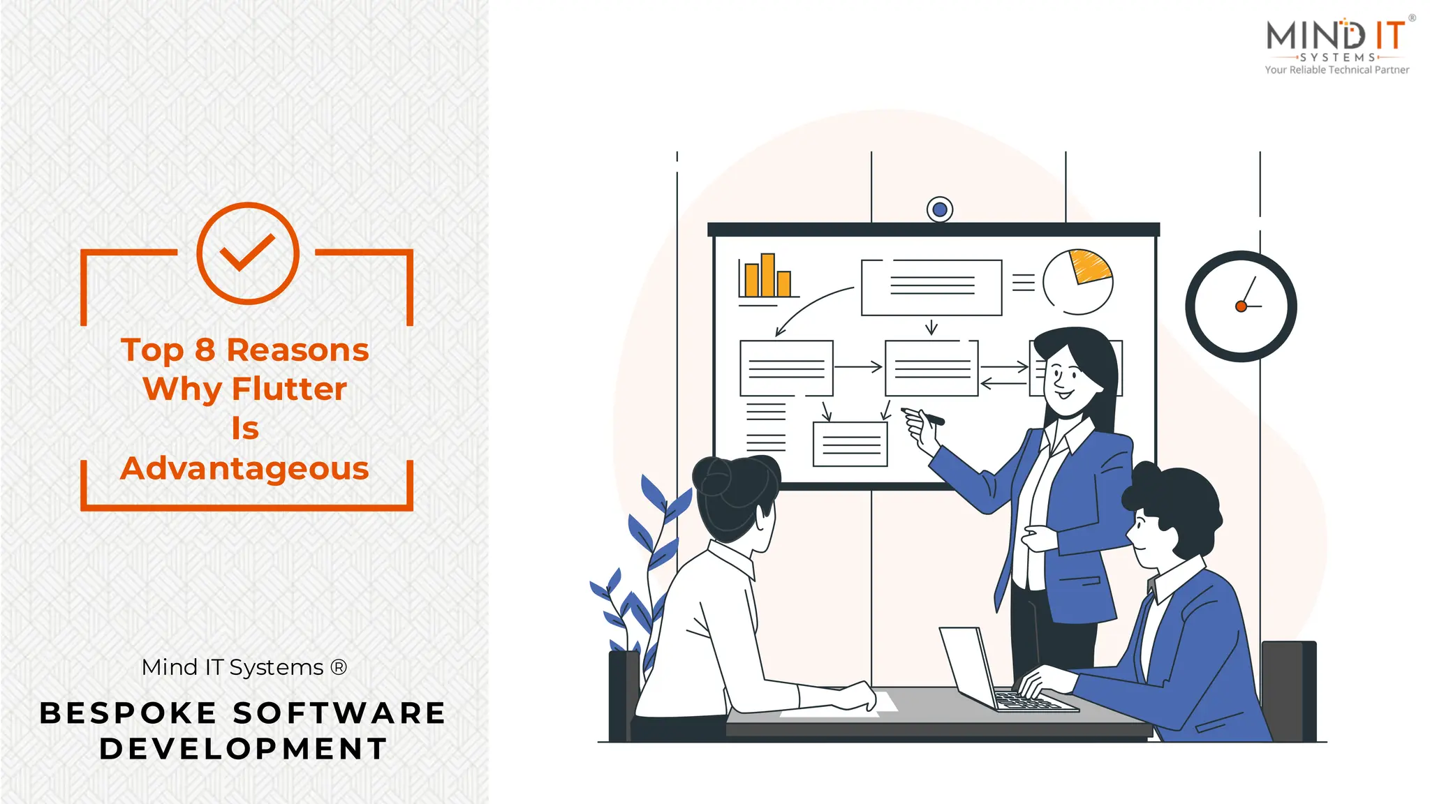 Top 8 Reasons
Why Flutter
Is
Advantageous
Mind IT Systems ®
BESP OKE SO FTWA RE
DEVELOP MEN T
 