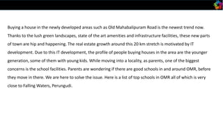 Top Schools in Perungudi & OMR, Chennai