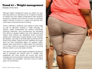 Although weight management issues are clearly not new,
they have become a strong focus for a majority of people,
as obesit...