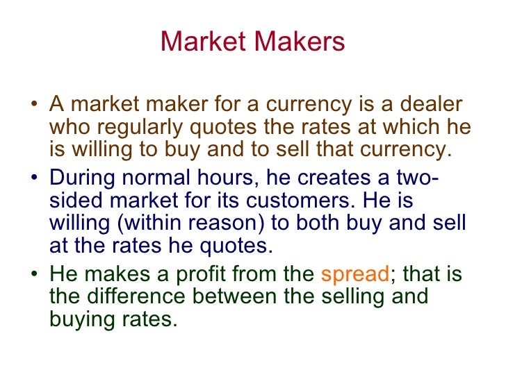 The Foreign Exchange Market