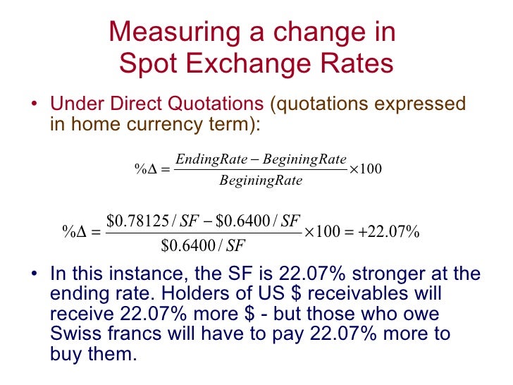Forex spot rate definition