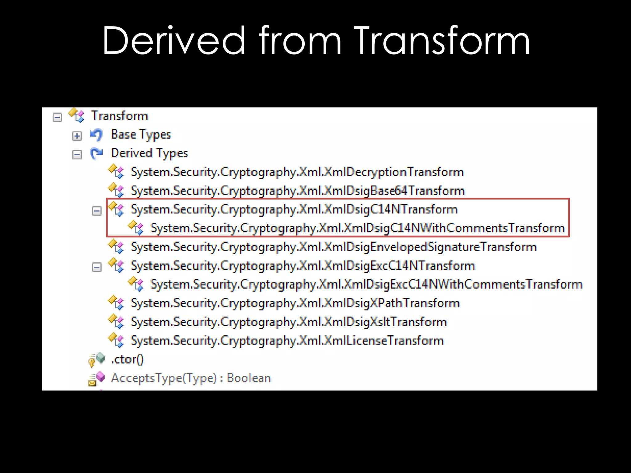 Derived from Transform

 