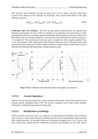 The formation density log chapter 13 | PDF