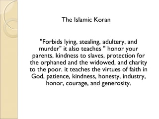 The foundational principle of morality and you | PPT