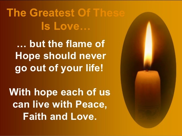 The four candles…..