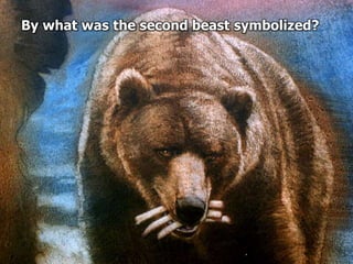 By what was the second beast symbolized?
 