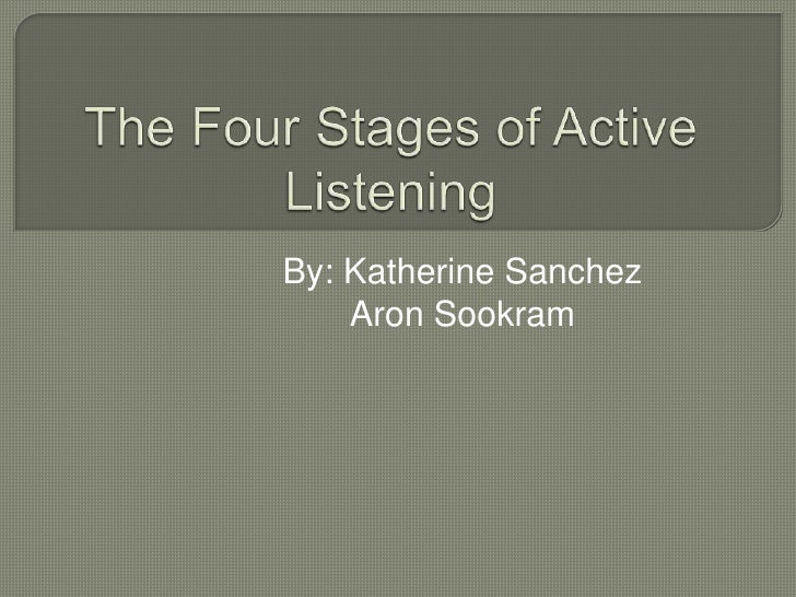 What Are The Four Stages Of Listening