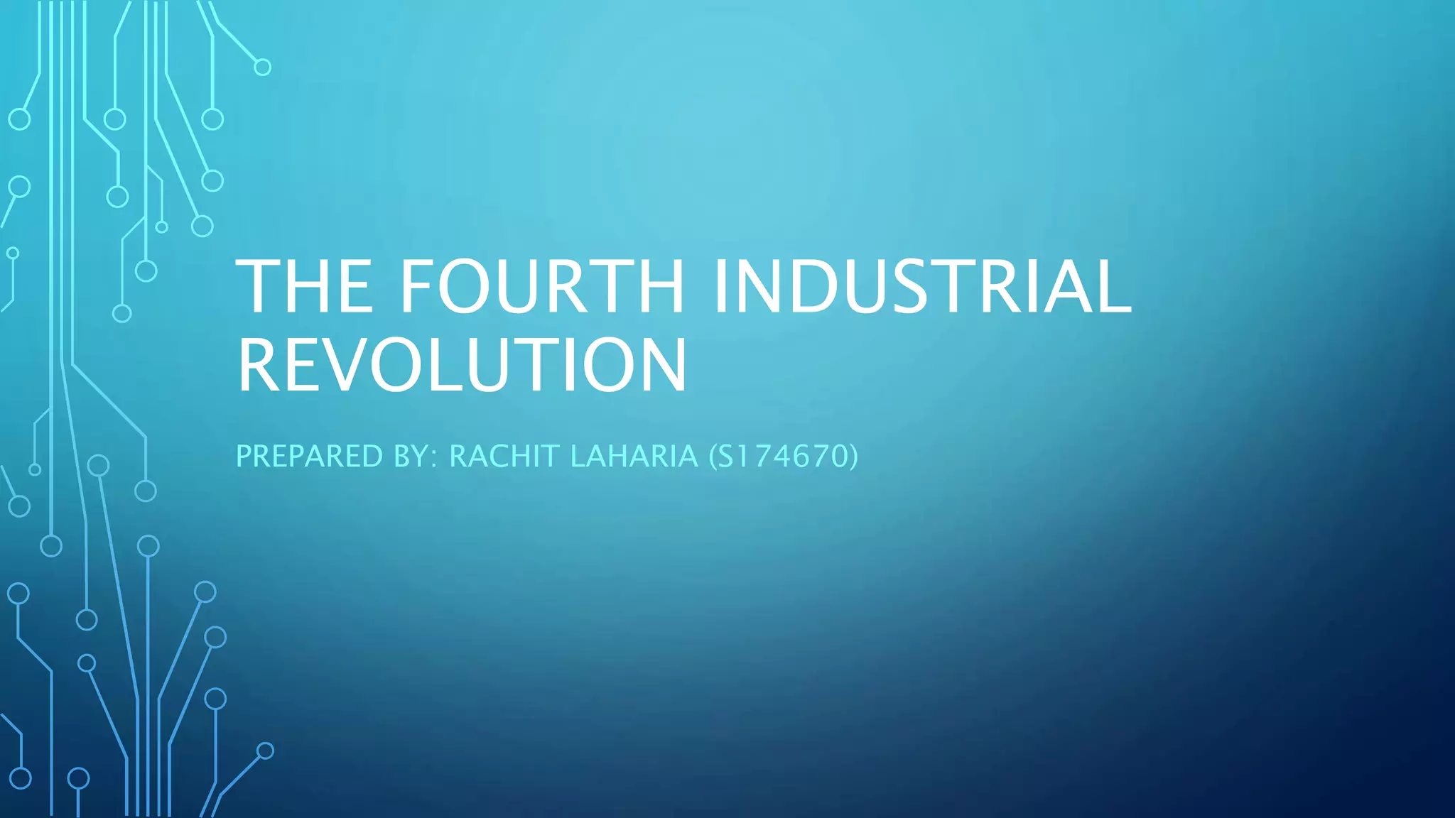 The fourth industrial revolution | PPTX