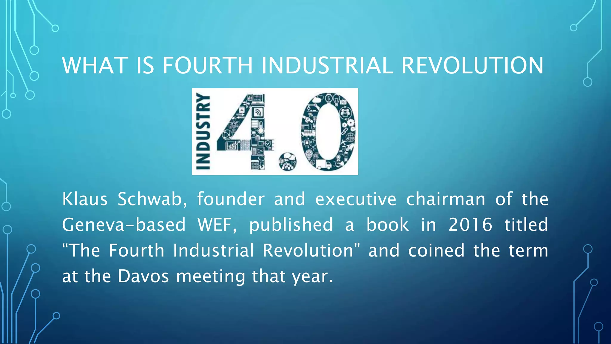The fourth industrial revolution | PPTX