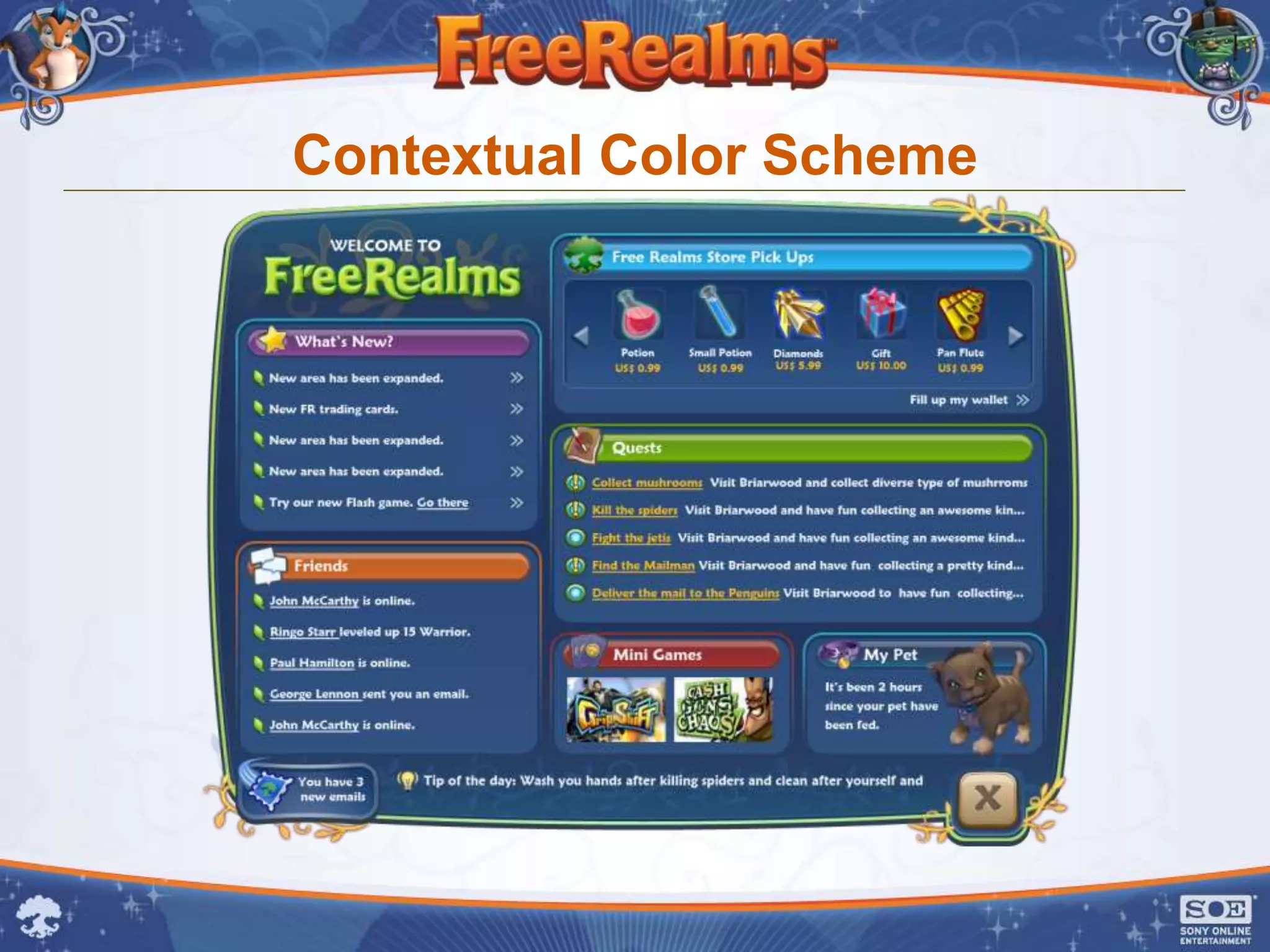 Contextual Color Scheme
 