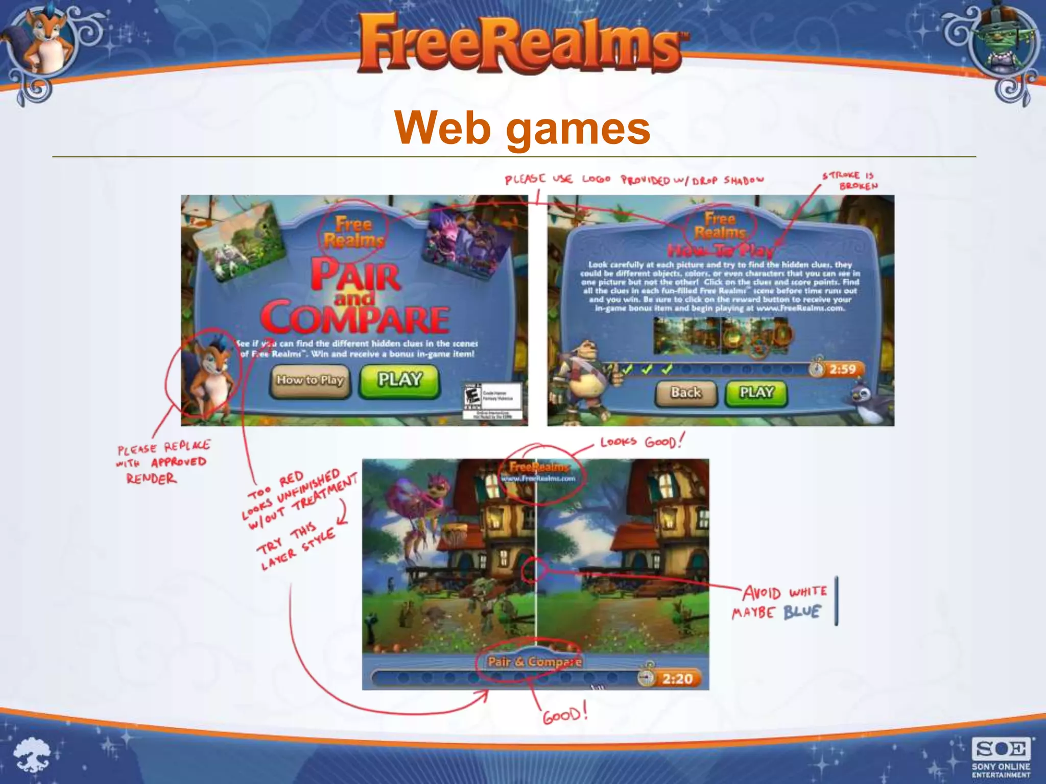 Web games
 