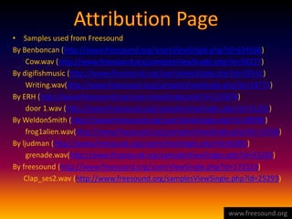 The Freesound Project