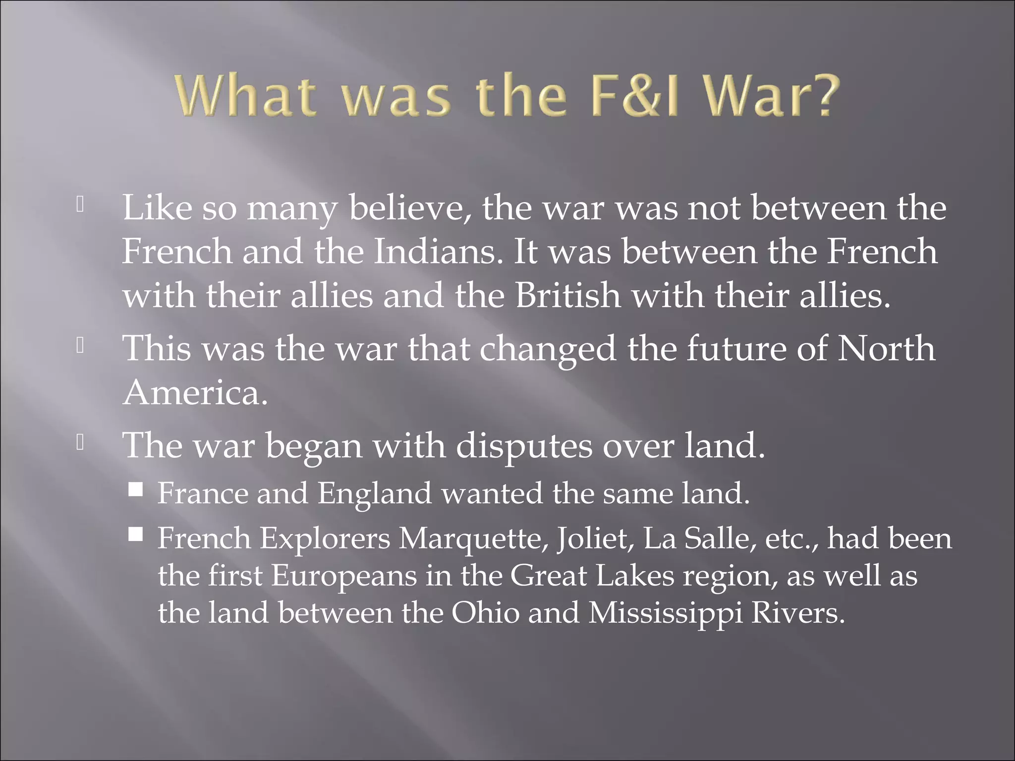 The french and indian war | PPT | Death, Injury, or Military Conflict ...