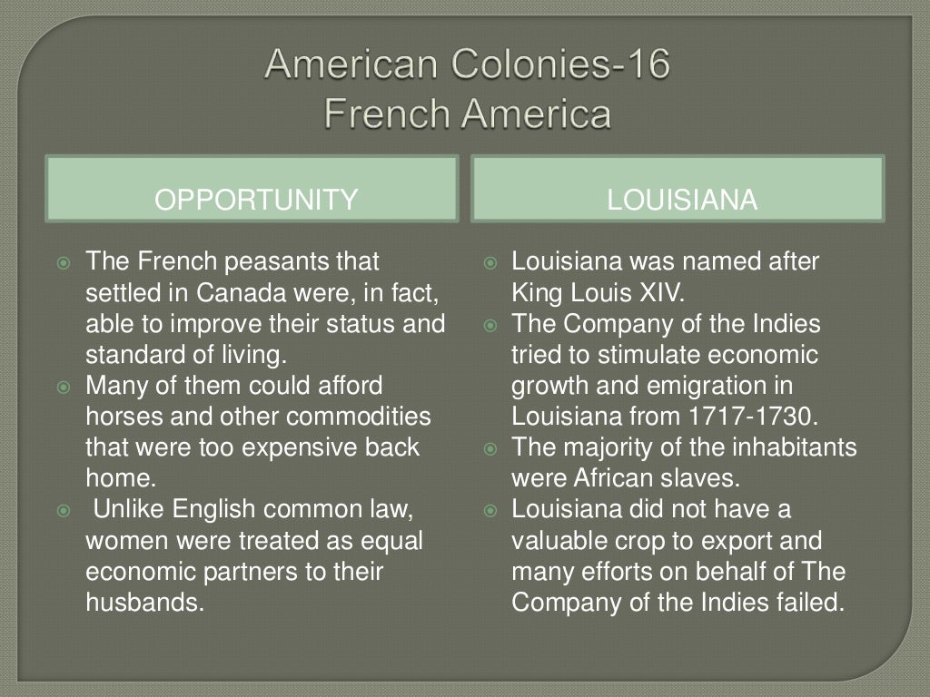 The french in north america