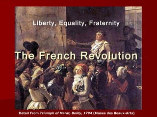 Liberty, Equality, Fraternity




The French Revolution




Detail From Triumph of Marat, Boilly, 1794 (Musee des Beaux-Arts)
 