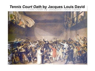 Tennis Court Oath by Jacques Louis David
 