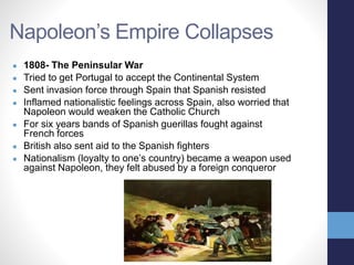 Napoleon Empire Collapses