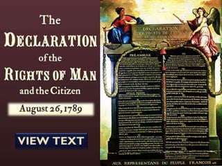 The French Revolution of 1789