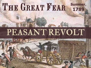 The French Revolution of 1789