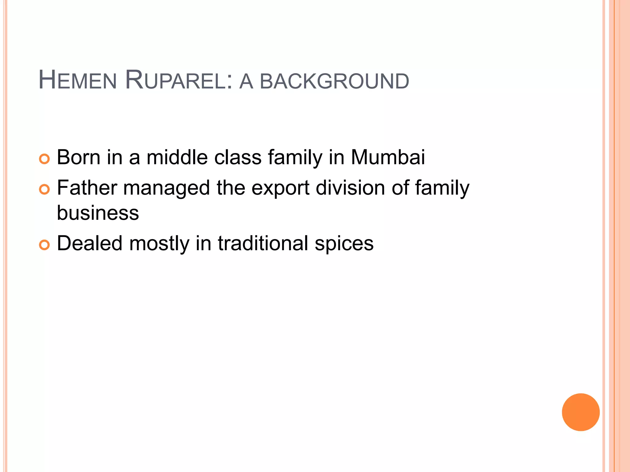 President, National RTI ForumRising from the ashes“You don’t need an MBA to shut down a company, you need one to turn it around”	Learning from the master of the trade !