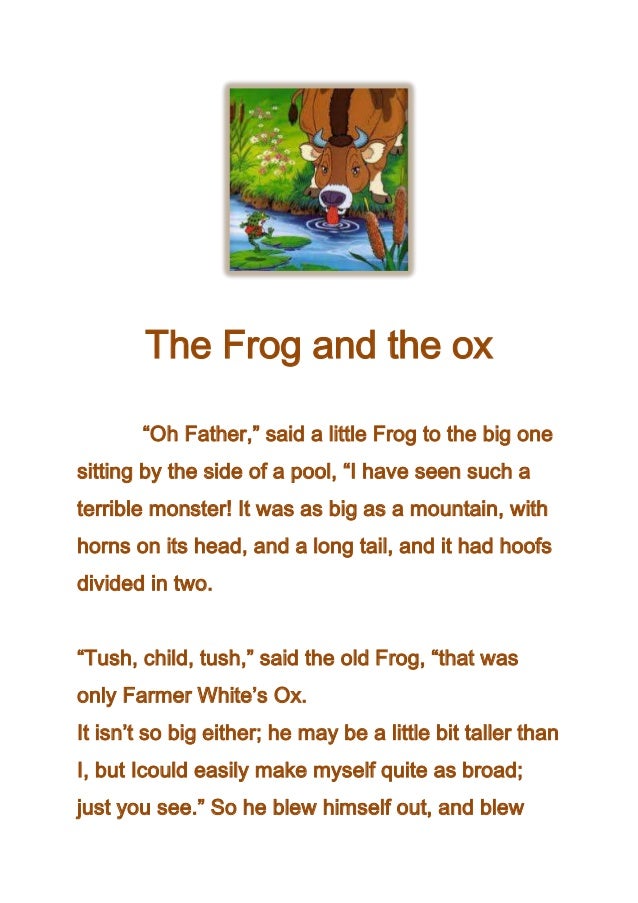 The frog and the ox waree