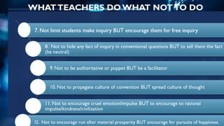 The Functions of Teacher by Bertrand Russell | PPT