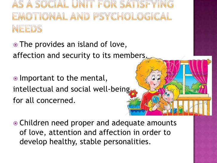 The functions of_the_family