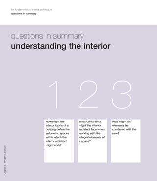 The fundamentals of interior architecture book | PDF
