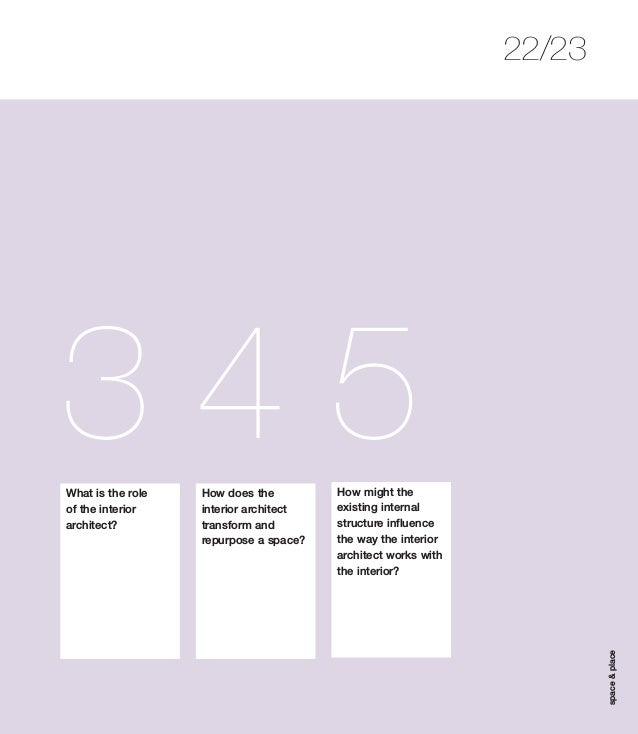 The Fundamentals Of Interior Architecture Book