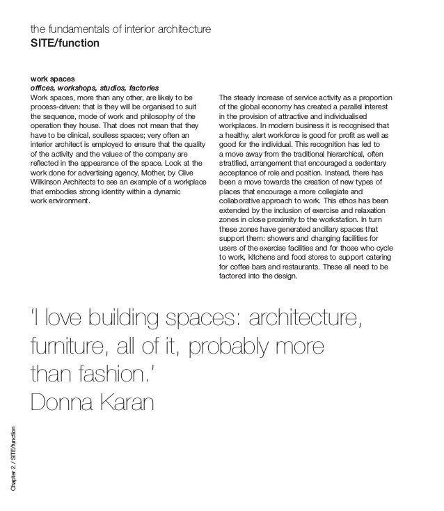 The Fundamentals Of Interior Architecture Book