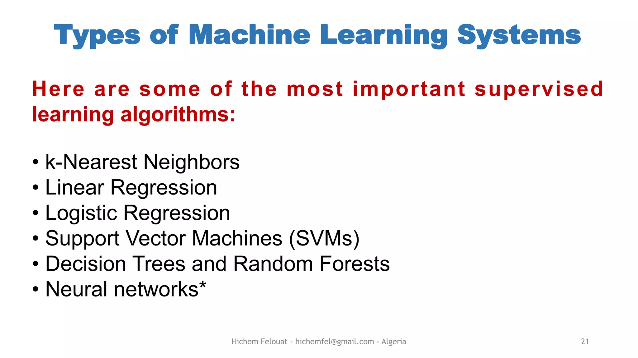 The fundamentals of Machine Learning | PDF | Email | Internet