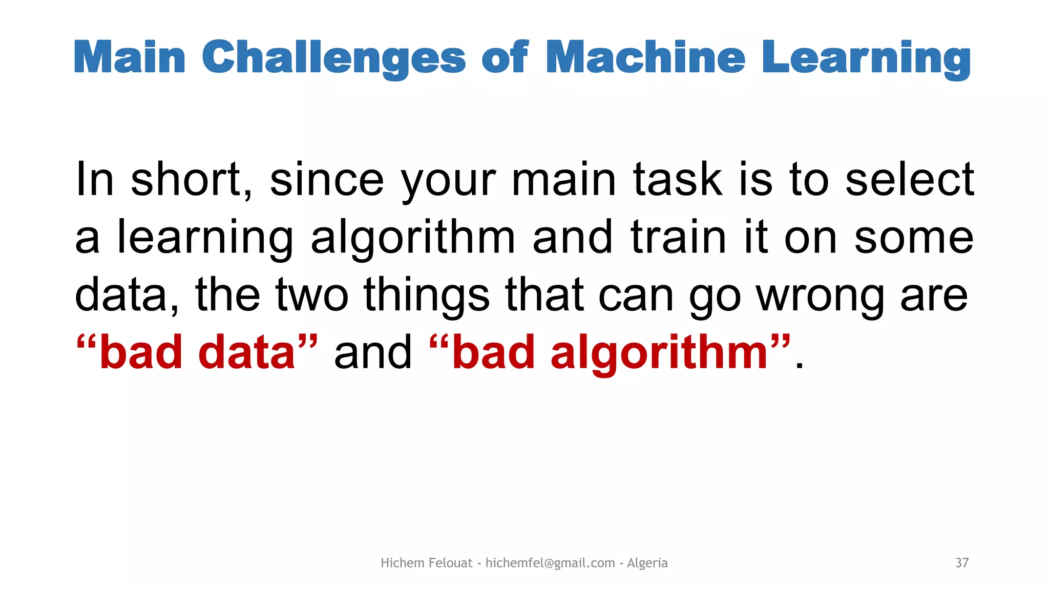 The fundamentals of Machine Learning | PDF | Email | Internet
