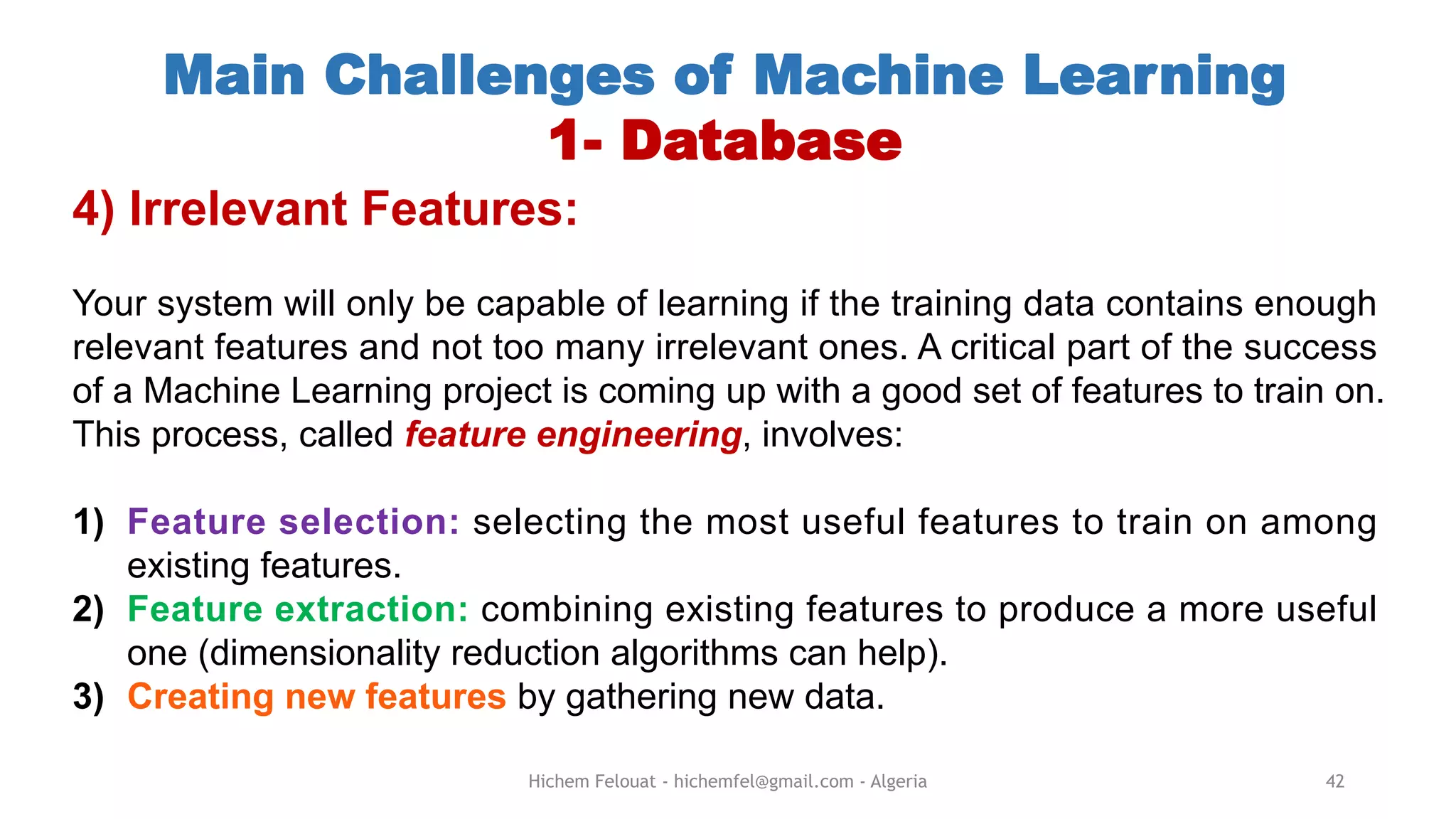 The fundamentals of Machine Learning | PDF | Email | Internet