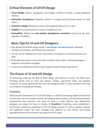 The Fundamentals of UI and UX Design - Cuneiform | PDF