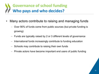 The Funding of School Education - Connecting Resources and Learning | PPTX